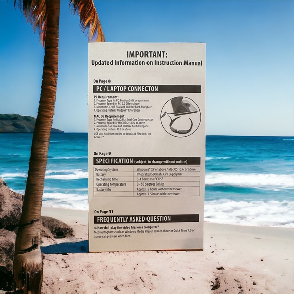 ACTIVE-i Built-in Video & Audio Recording Sunglasses - Picture 5 of 5